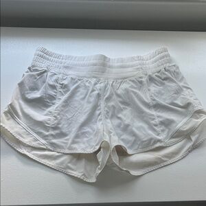 Lululemon Women's White Athletic Shorts